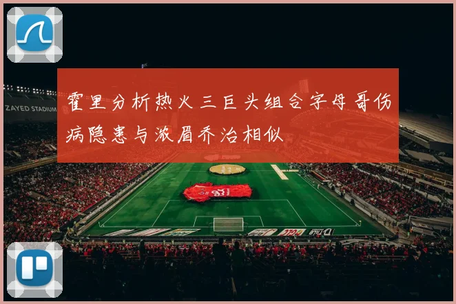 霍里分析热火三巨头组合字母哥伤病隐患与浓眉乔治相似